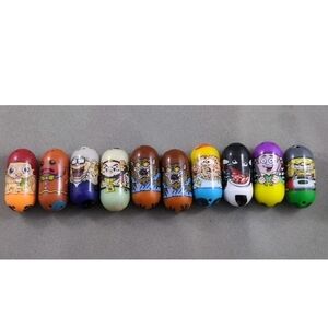 Vintage Moose Mighty Beanz Lot Of 10 Collectable Toys